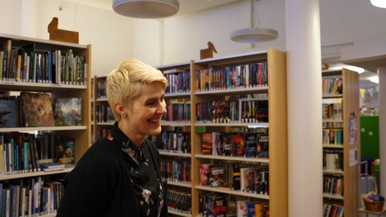 Laura Ristijärven kirjastossa 2022